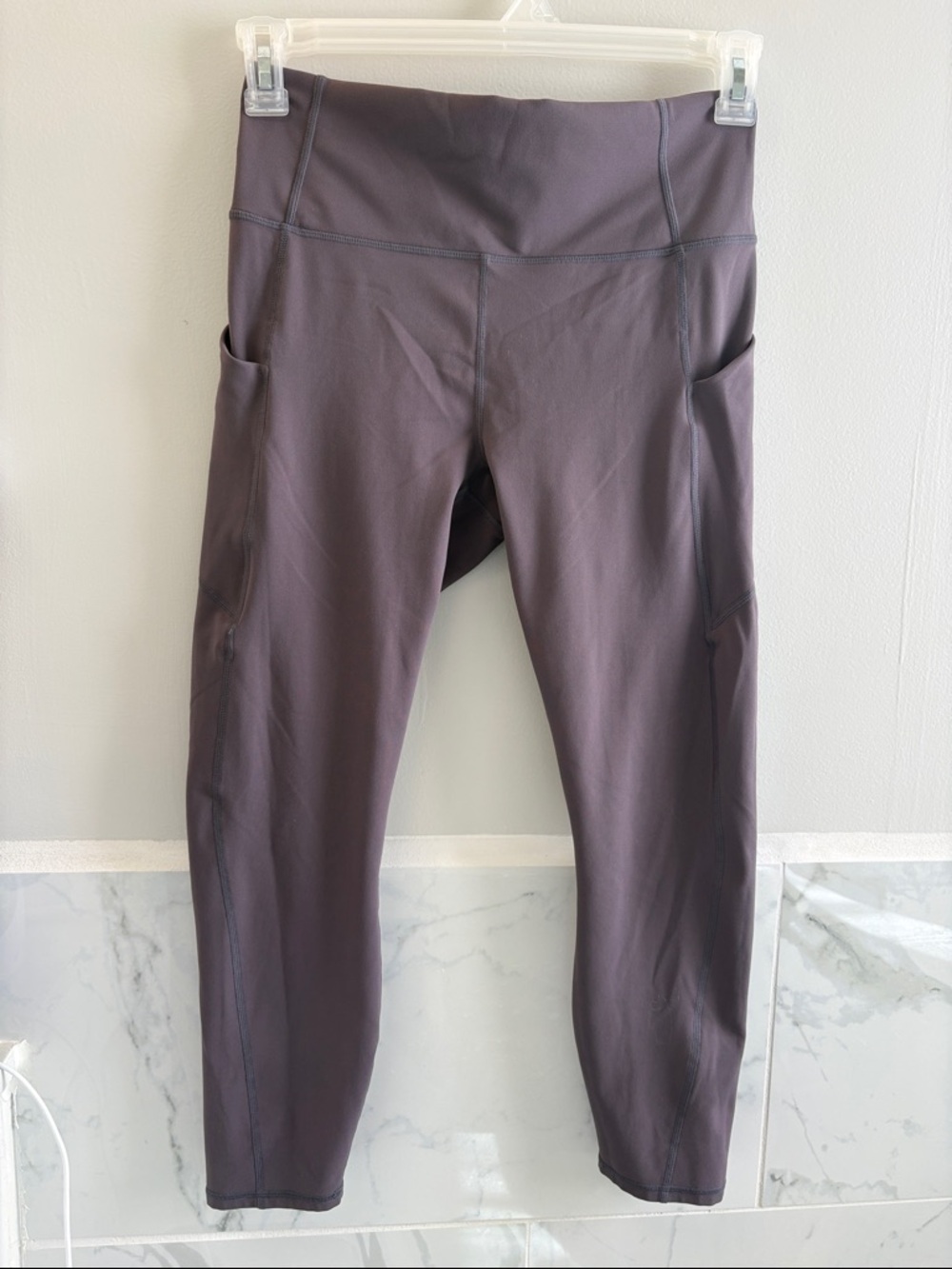 Fabletics High-Waist Pocket Workout Leggings, Cropped 7/8 Length